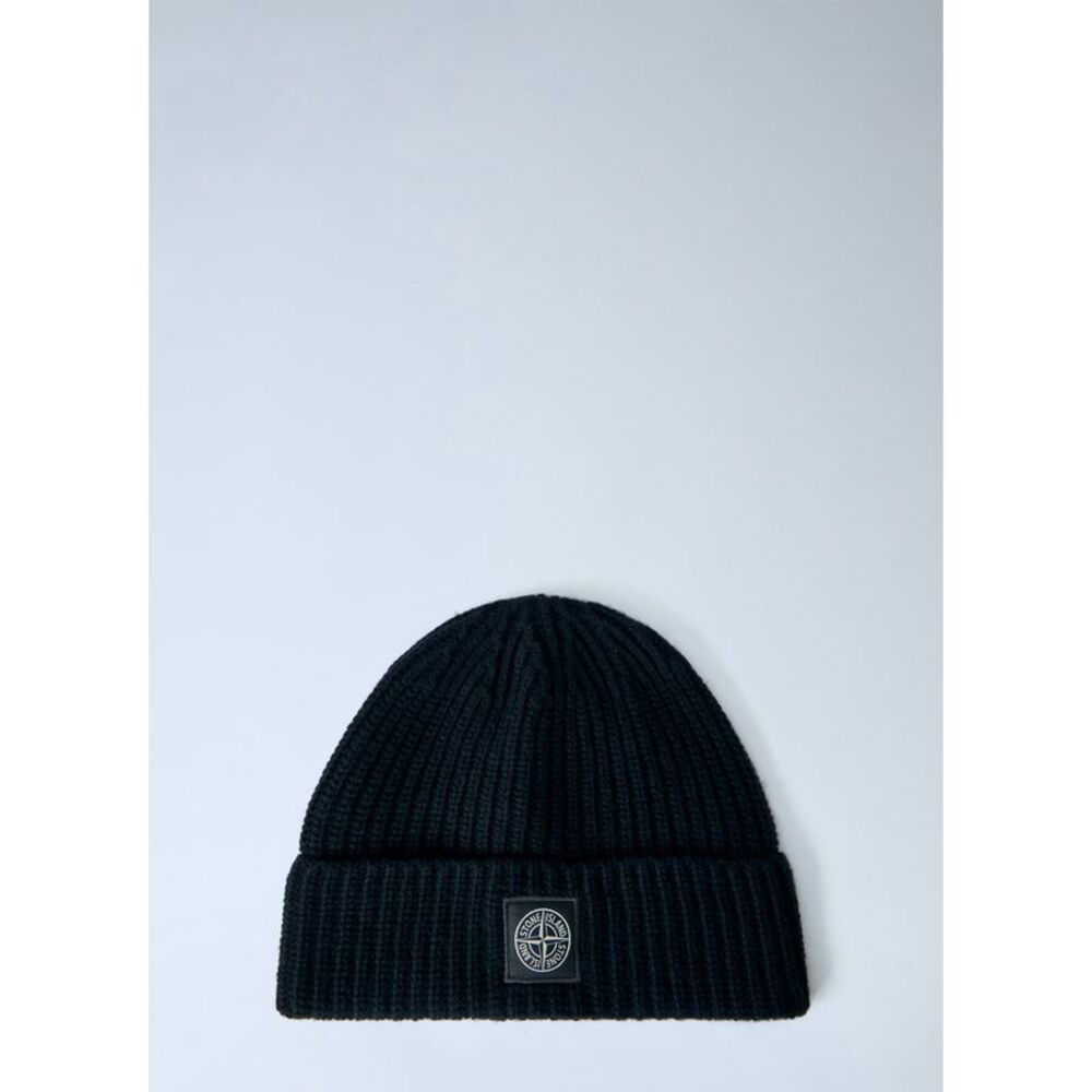 Stone Island Men Wool Beanie Hat